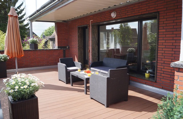 comfortable, 3and 1/2 rooms, apartment with large sun terrace