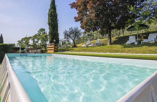 Cosy apartment in villa for 3 guests with pool, WIFI, TV and patio