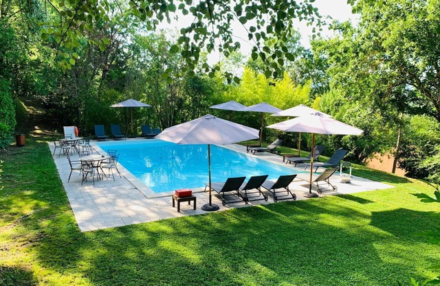 Cosy apartment in villa for 6 guests with A/C, WIFI, pool, TV and patio