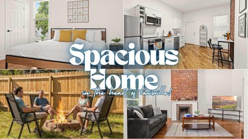 Cozy 2-Floor Home 5BR 3BA 2 Kitchens Backyard