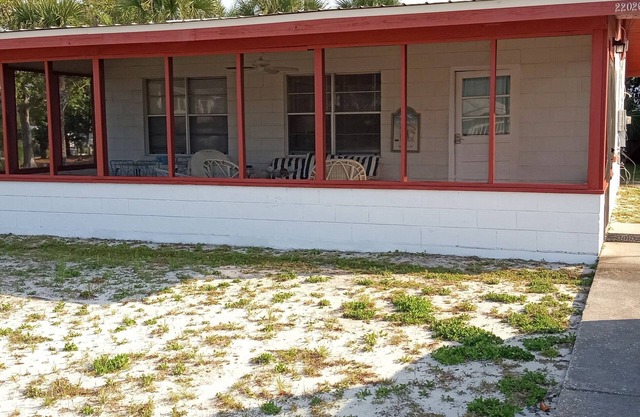 Cozy Cottage on quiet end of Panama City Beach. Just steps from sand and surf!