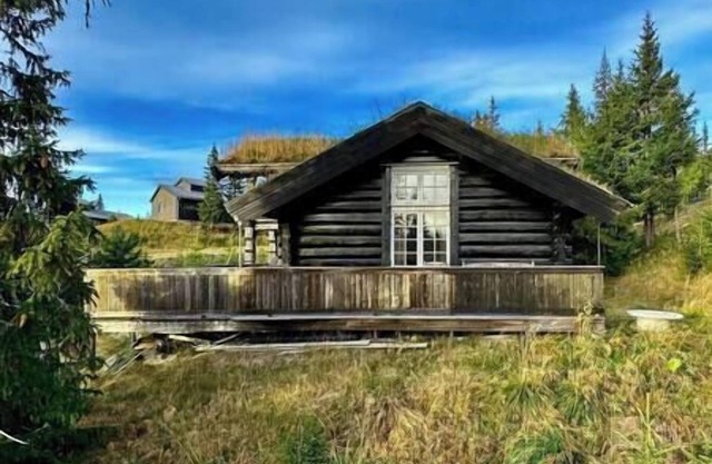 Cozy log cabin in Hafjell ski in/out and sauna
