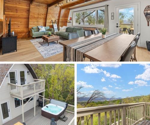 Cozy Mtn Cabin - Epic Views - Hot Tub - Fire Pit