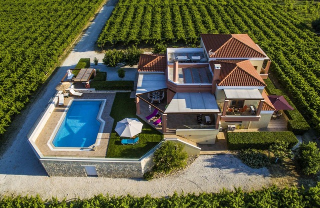 Cretan Vineyard Hill Villa | private pool, panoramic view, beautiful vineyard