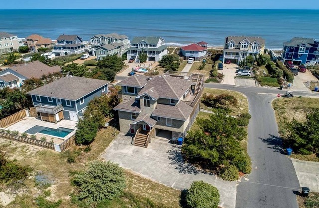 Dancing Dolphin | 240 ft from the beach | Private Pool, Hot Tub, Dog Friendly | Duck