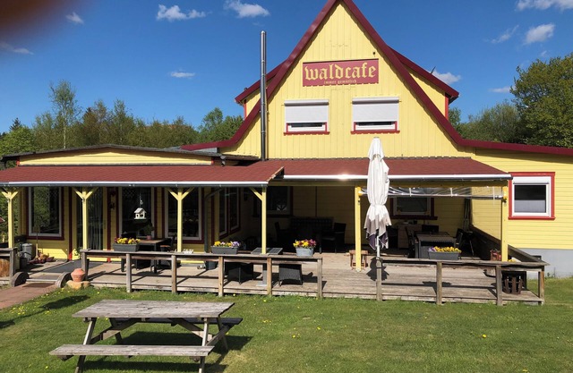 Das Waldcafé ist ein Unterkunft mit Gemütlicher Atmosphäre,