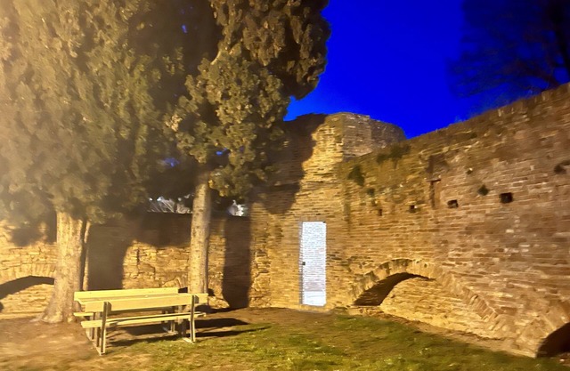 Detached house in front of large gardens