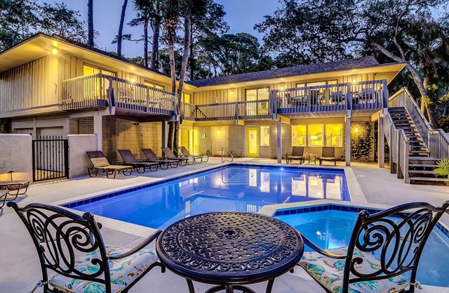 DOG FRIENDLY Five Bedroom Sea Pines Home with Private Pool - 2nd Row Ocean