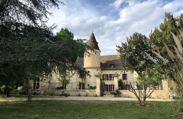 Domain surrounded by a large park with outdoor pool 80km from Bordeaux