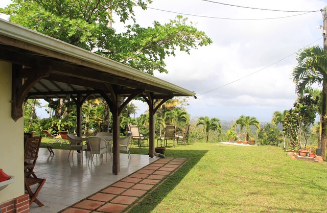 Domaine de La Marie Joseph is a haven in a tropical garden