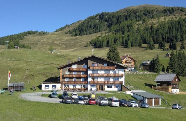 Double room with north-facing balcony - Almhotel Fichtenheim