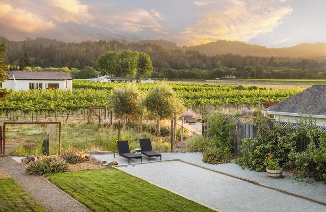 Dry Creek Retreat- Bocce, Vineyard Views, EV Charger, 5 minutes to the square!
