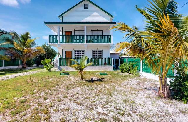 Entire duplex with patio, balcony, partial AC & WiFi - next to a Caribbean beach