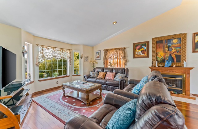 Expansive Spanish-style home with two decks, grill, private W/D, & fast WiFi