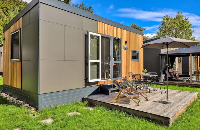 Experience a real Tiny House vacation close to nature at Camping Park Wemding!