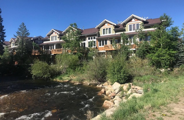 Exquisite Riverfront Home with Mountain Views and Private Hot Tub, Downtown