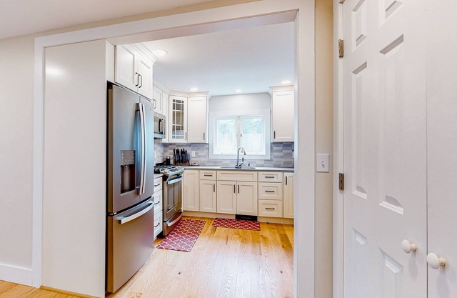 Exquisite updated home near Lake Bomoseen with large backyard, firepit & grill