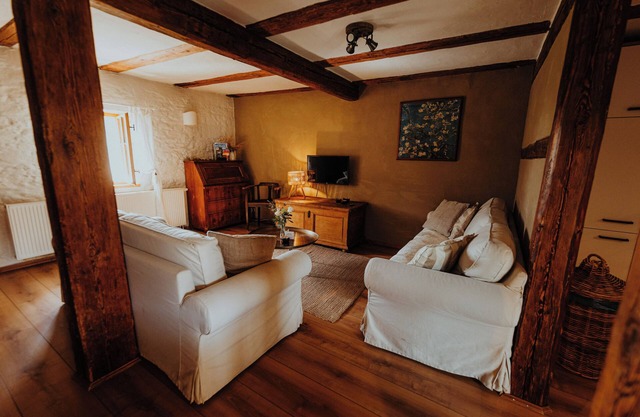 extraordinary rooms in manor from 16. Century in a fantastic secluded location