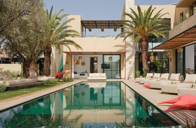 EYLINE - luxurious villa with SPA on the Amelkis Golf course near Marrakech