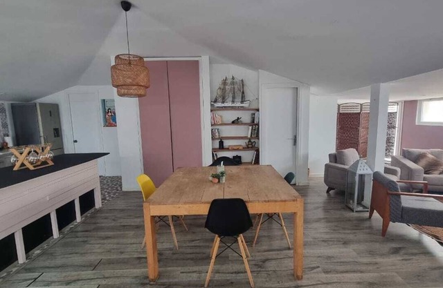 F2 in "Dareddroudj" apartment hotel - sea view - 25 M² terrace - garden - swimming pool