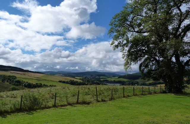Fabulous open views over Dufftown