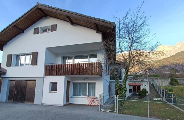 Falknis holiday flat in Maienfeld with mountain views