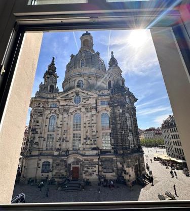 Familienapartment Münzgasse mit Blick zur Frauenkirche