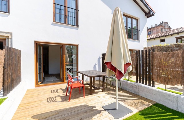 Family apartment with private garden and views of the main garden.