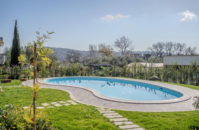 Farmhouse in the Green with Pool and View