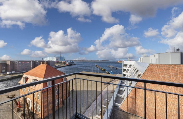 Ferienapartment mit Balkon und Tollem Ausblick an der Hafenspitze von Wismar - Ohlerich Speicher