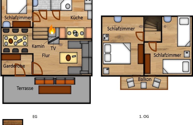 Ferienhaus für 6 Gäste mit 75m² in Kirchheim