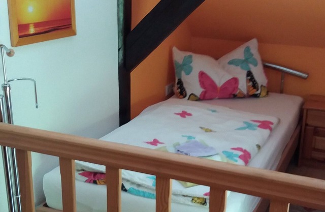 Ferienwohnung 28 qm, Über 3 Etagen, mit Schlafboden, Max. 2 Personen