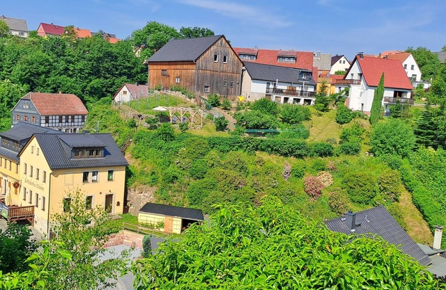 Ferienwohnung "dachboden" am Weinberg Zentral Gelegen in der Sächsischen Schweiz