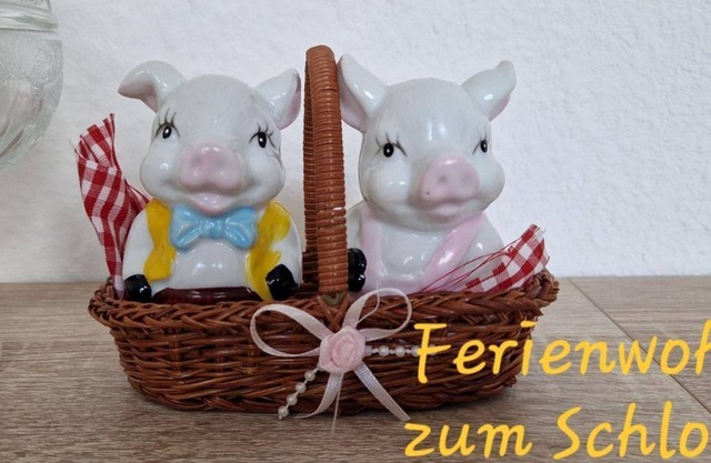 Ferienwohnung zum Schloss - vacation apartment, bathtub, WC, 1 bedroom