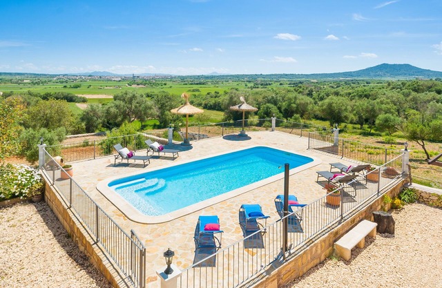 Finca Son Puca - fenced in pool