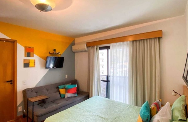 Flat in Jardim Paulista - 12 min from Paulista Avenue - Queen bed and sofa bed