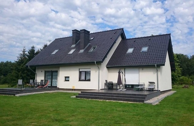 Flat in Naterki with terrace, garden and barbecue