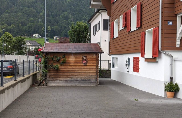 Flat "Uhu" with mountain view