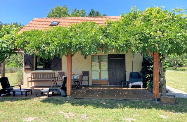 Former sheepfold converted on large park