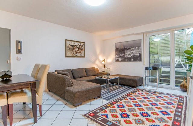 Furnished two room apartment with terrace, kitchen, bathroom in Wuppertal