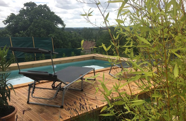 Gîte de Charme en Haut de la Colline Avec Piscine