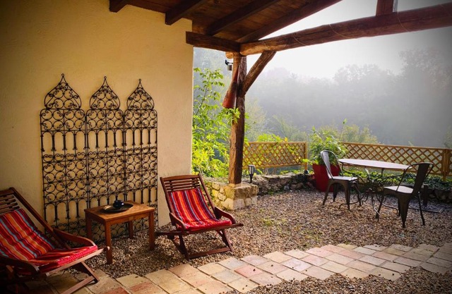Gîte la canopée à Duras - Piscine
