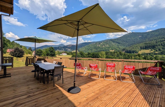 Gîte La Clé des Champs 10 pers Bussang Vosges Breathtaking view Terrace 3* French Alps