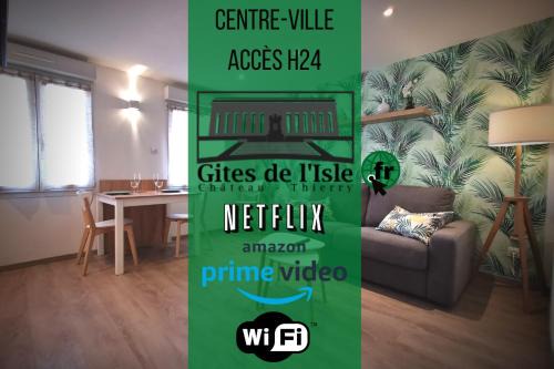 Gîtes de l'isle Centre-Ville - WiFi Fibre - Netflix, Disney, Amazon - Séjours Pro