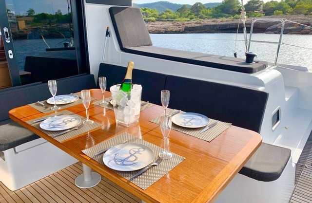 Get to know Ibiza from the crystalline and transparent waters of its coves and beaches.