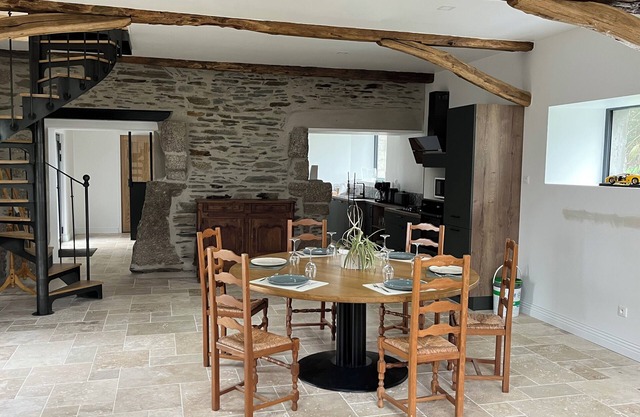 Gite in a farmhouse, located on the farm among the sheep.