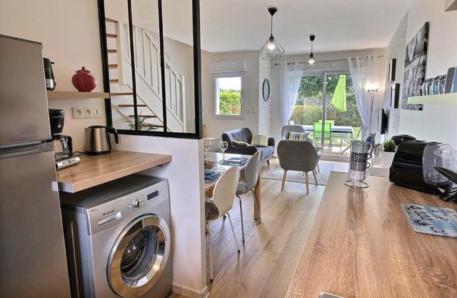 Gite - Le Green - Maison avec Terrasse dans parc avec piscine proche plages et Golf