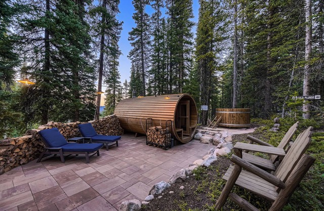 Gorgeous Custom Log Home w Amazing Views, Two Saunas, Hot Tub and Cold Plunge!