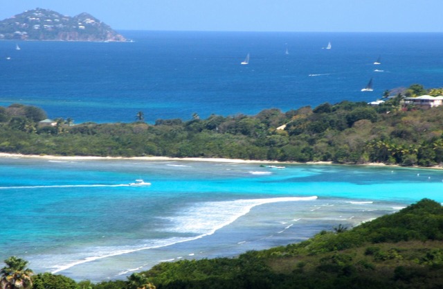 Gorgeous view of St. John and BVI. Fiberoptic WIFI.5 Star services.