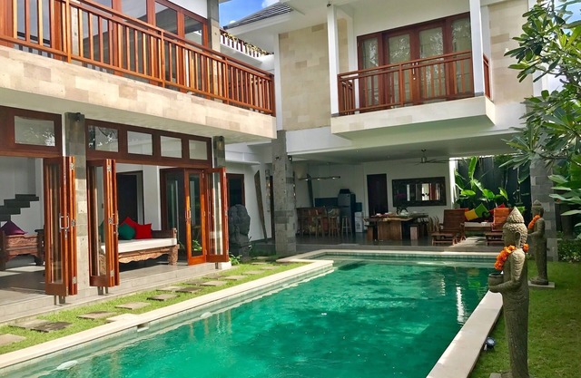 Grand proportions, stunning villa walking distance to the best of Bali